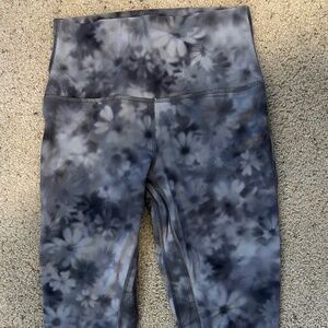 Lululemon Align High-Rise Crop 23" Meadow Haze Grey Multi Size 6